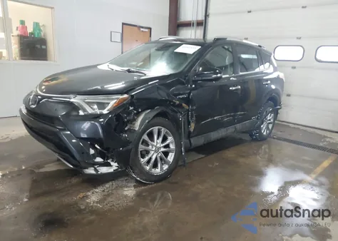 2016 Toyota Rav4 Hybrid Limited из США, поврежденный, VIN JTMDJREV4GD050958